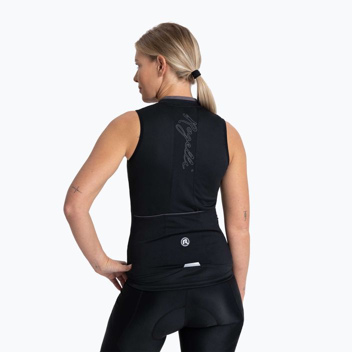 Dámske cyklistické tielko Rogelli Essential black 2