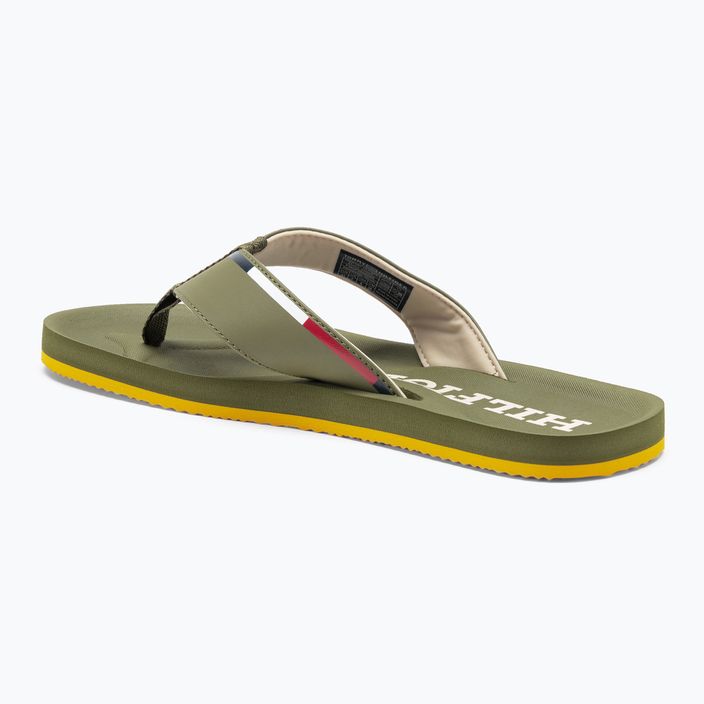 Pánske žabky Tommy Hilfiger Comfort Beach Sandal military green 3