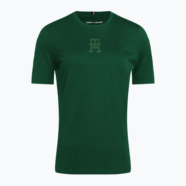Tommy Hilfiger dámske tréningové tričko Regular Th Monogram green 5