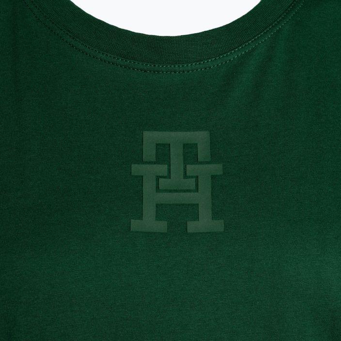 Tommy Hilfiger dámske tréningové tričko Regular Th Monogram green 7