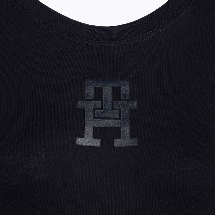 Tommy Hilfiger dámske tréningové tričko Regular Th Monogram blue 3