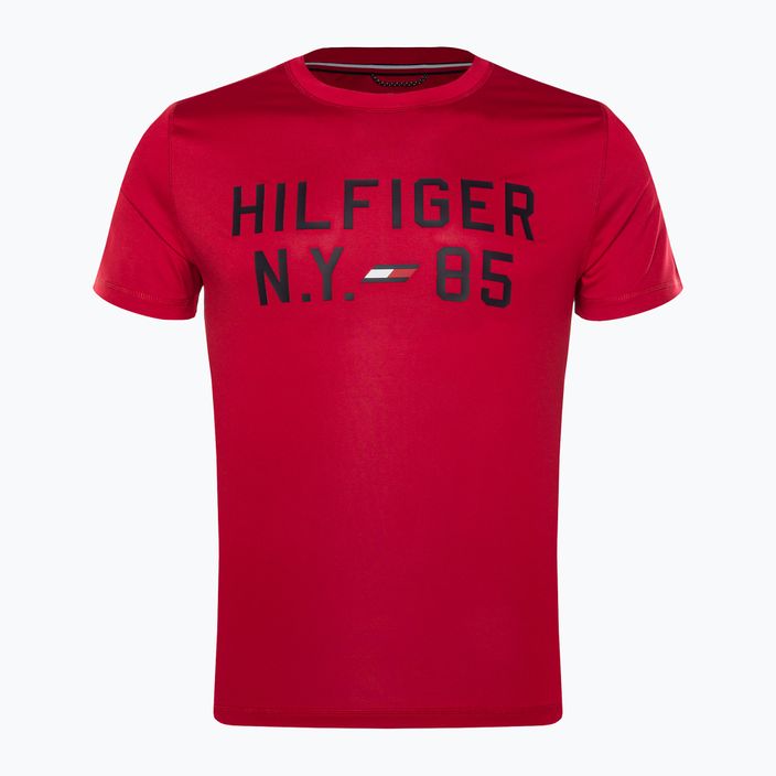 Pánske tričko Tommy Hilfiger Graphic Training červené 5