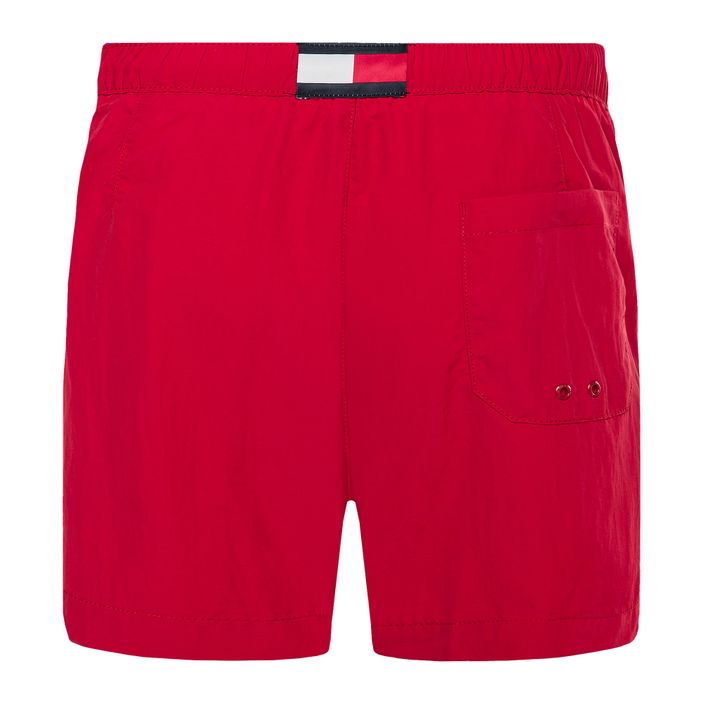 Pánske plavecké šortky Tommy Hilfiger Medium Drawstring red 2