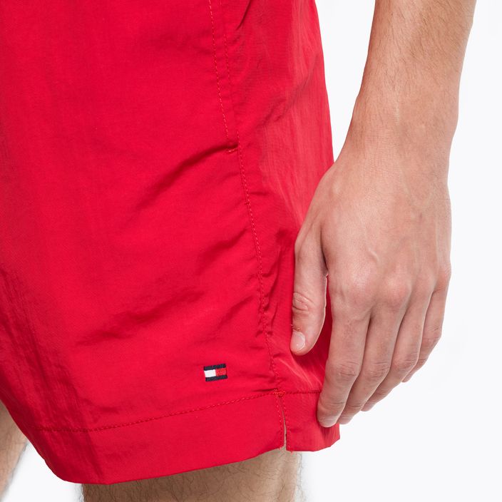 Pánske plavecké šortky Tommy Hilfiger Medium Drawstring red 8