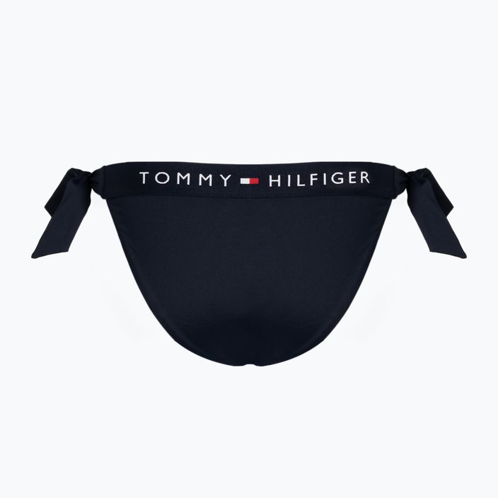 Tommy Hilfiger Spodný diel plaviek Side Tie Cheeky blue 2