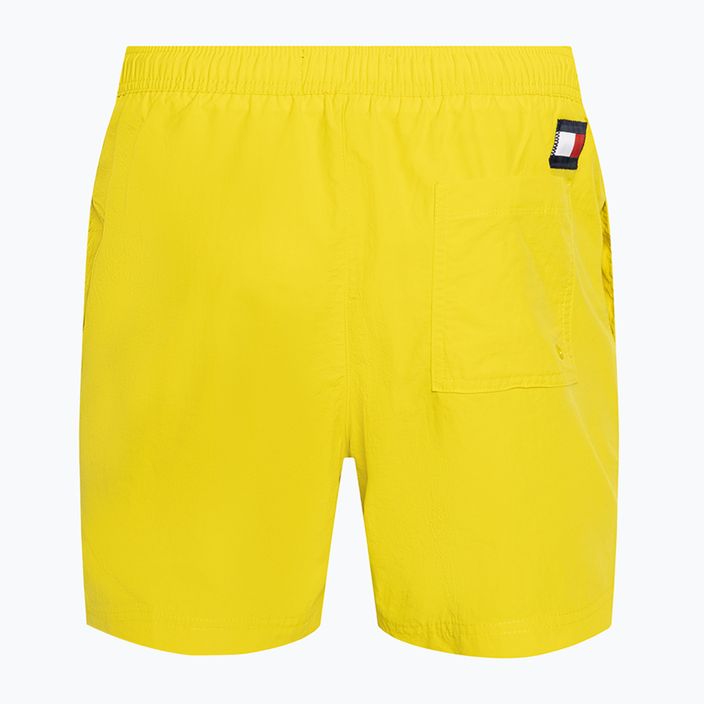 Pánske plavecké šortky Tommy Hilfiger SF Medium Drawstring valley yellow 2