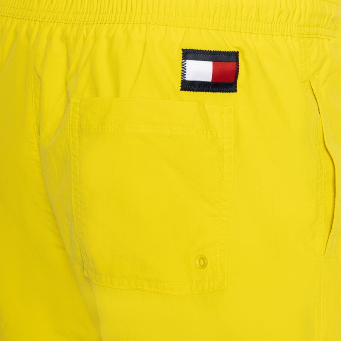 Pánske plavecké šortky Tommy Hilfiger SF Medium Drawstring valley yellow 4