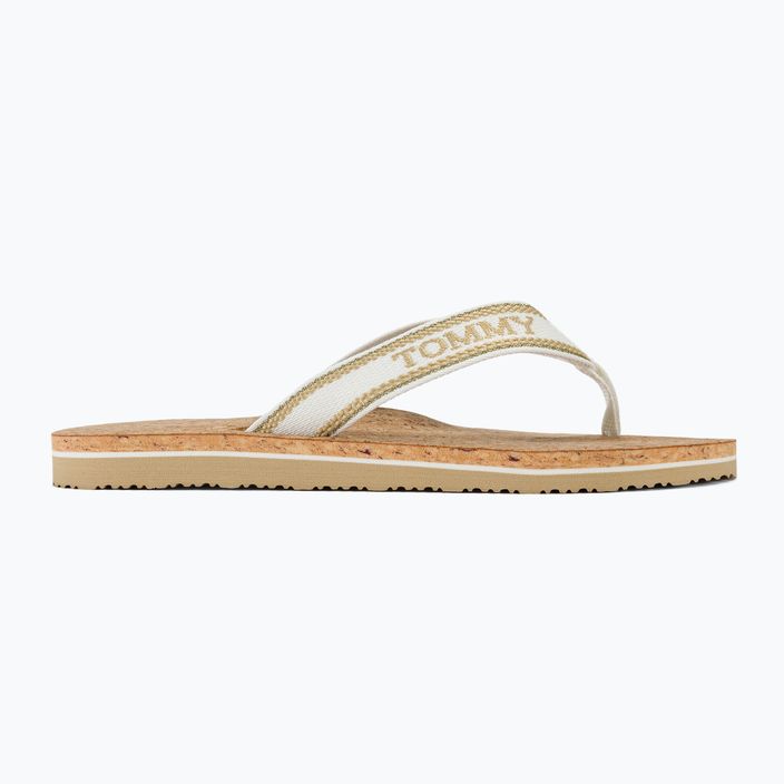 Dámske žabky Tommy Hilfiger Cork Beach Sandal harvest wheat 2