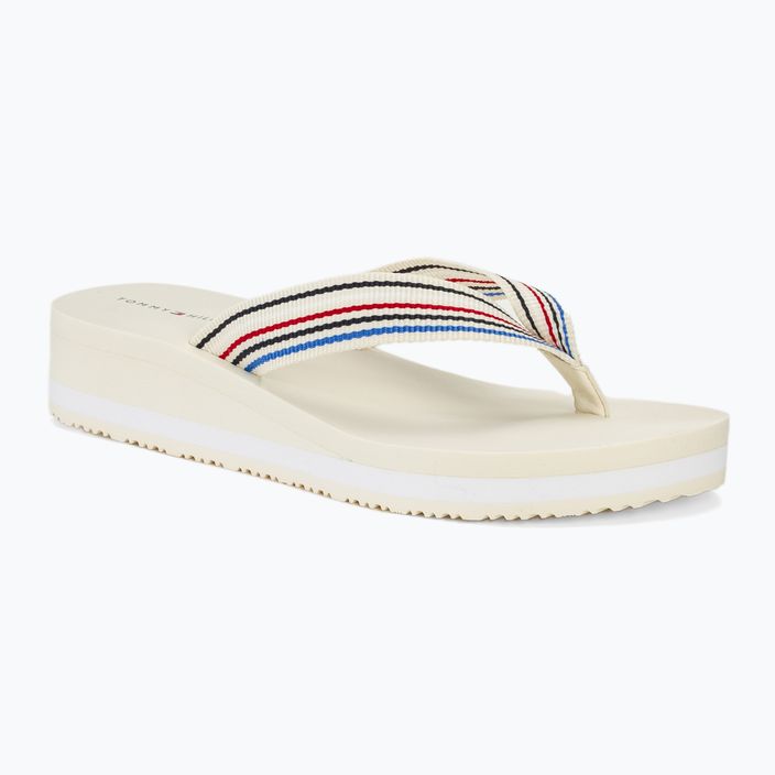 Dámske žabky Tommy Hilfiger Wedge Stripes Beach Sandal calico