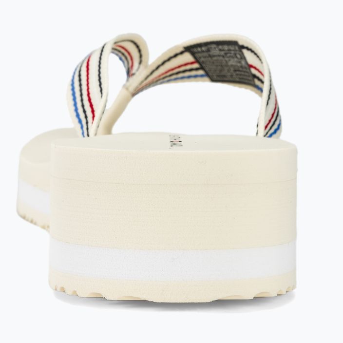 Dámske žabky Tommy Hilfiger Wedge Stripes Beach Sandal calico 7