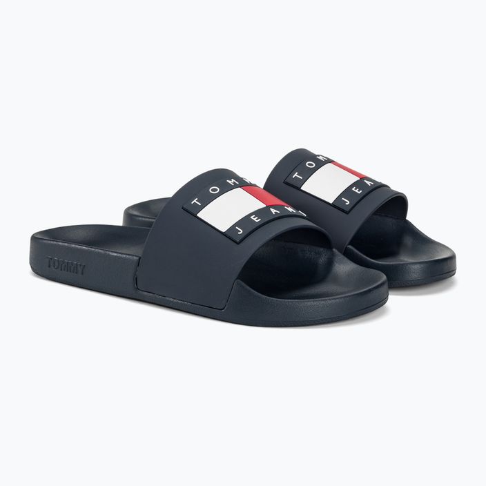 Tommy Jeans Dámske šľapky Flag Pool Slide Ess dark night navy 4