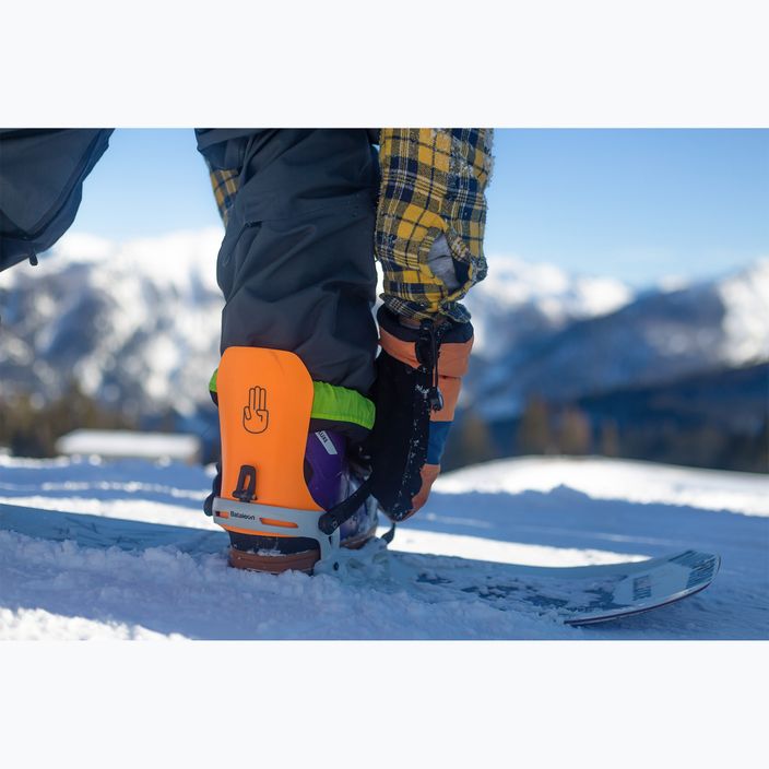 Pánske snowboardové viazanie Bataleon Chaos neon orange/glacier gray 6
