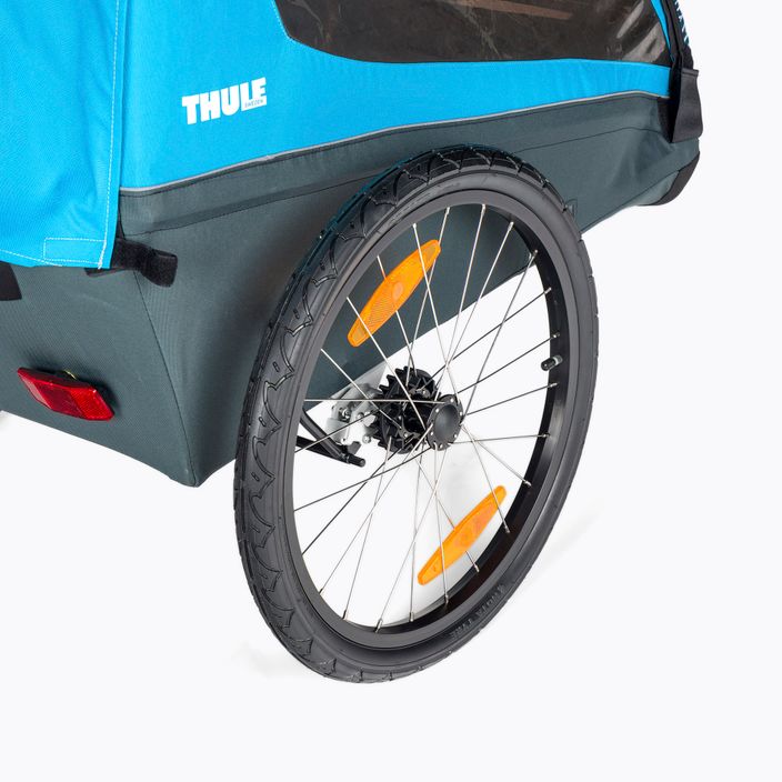 Prívesný vozík za bicykel Thule Coaster XT + kočík modrý 10101806 5