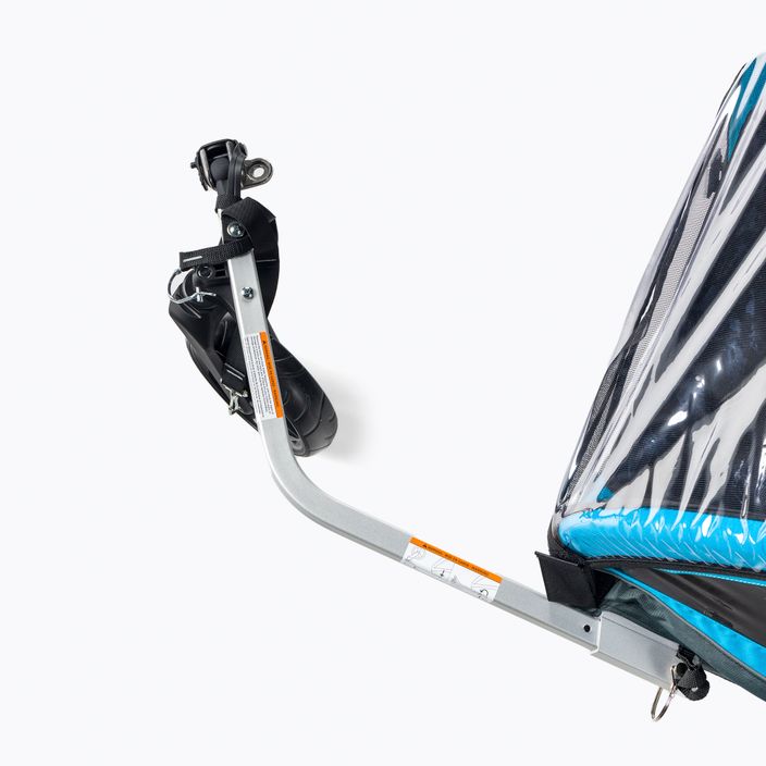 Prívesný vozík za bicykel Thule Coaster XT + kočík modrý 10101806 6