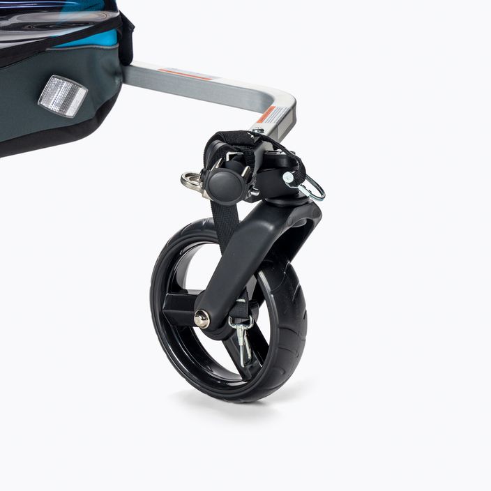 Prívesný vozík za bicykel Thule Coaster XT + kočík modrý 10101806 7