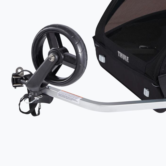 Thule Coaster XT Bike Trailer+Stroll príves na bicykel pre dve osoby čierny 10101810 4
