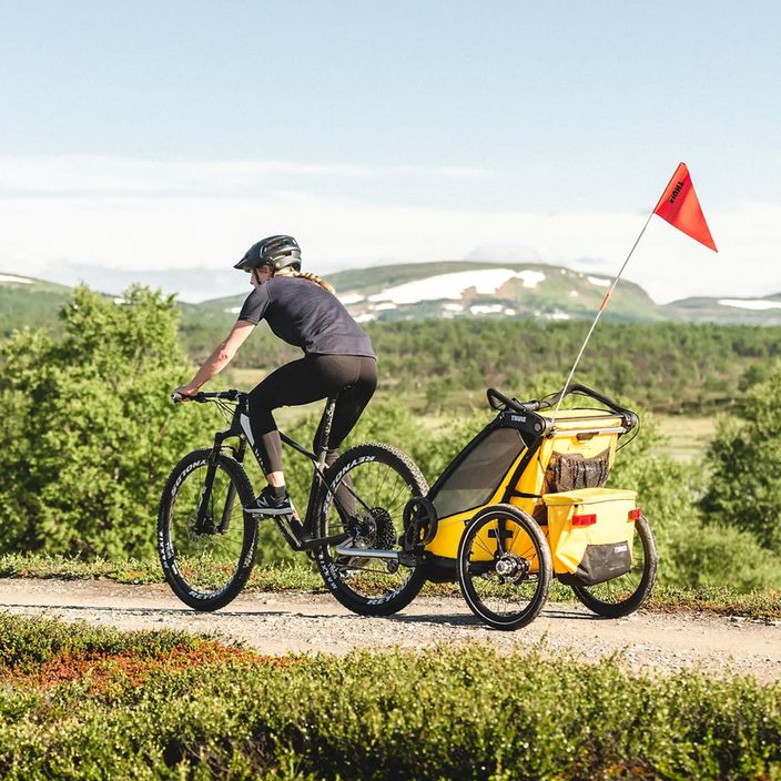 Dvojitý príves na bicykel Thule Chariot Sport žltý 10201024 7