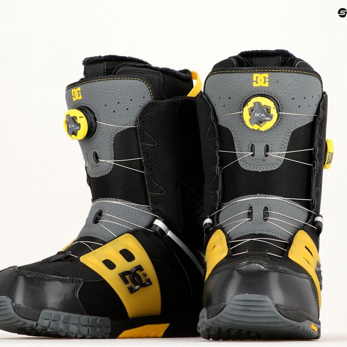 Pánske topánky na snowboard DC Phantom black/yellow 9