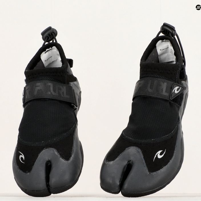 Pánske neoprénové topánky Rip Curl Reefer Boot 1,5 mm S/Toe black/charcoal 10