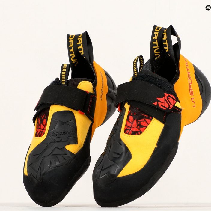 La Sportiva pánska lezecká obuv Skwama black/yellow 16