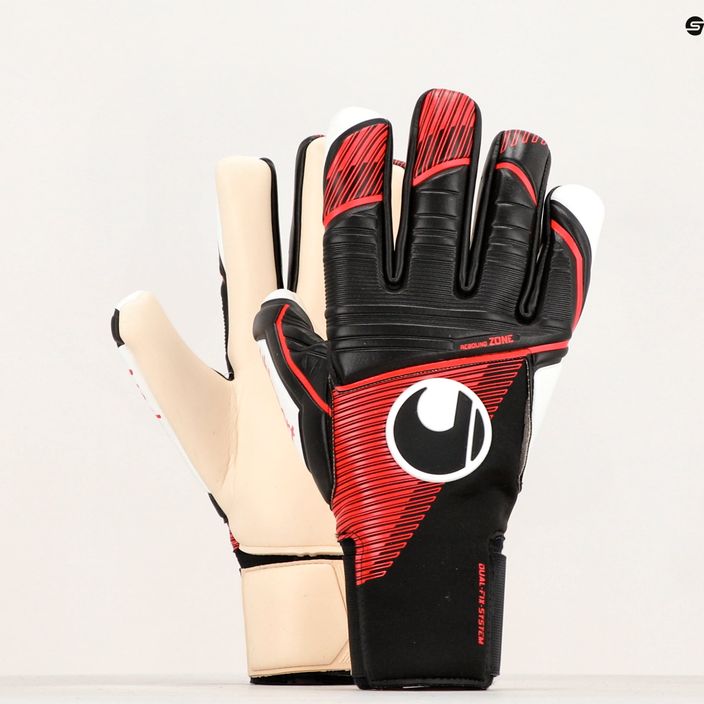 Uhlsport Powerline Absolutgrip Hn brankárske rukavice black/red/white 4