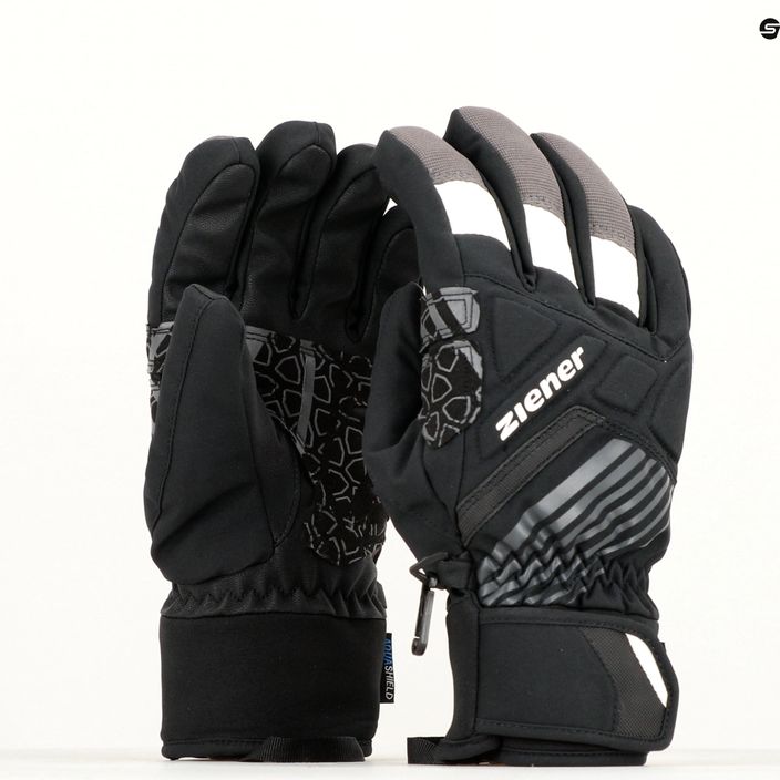 Ziener Genrix AS lyžiarske rukavice čierne 3
