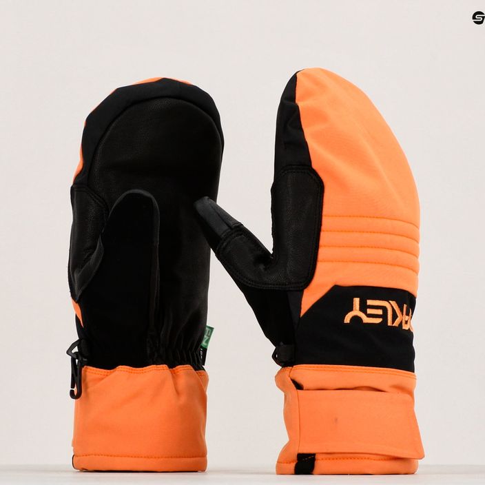 Oakley B1B Mittes mäkké oranžové snowboardové rukavice 8