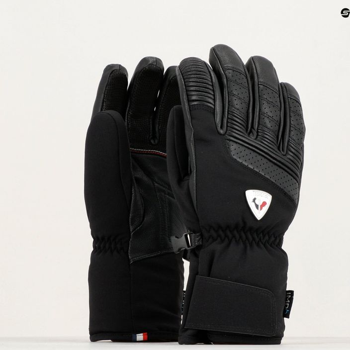 Rossignol Concept Lth Impr G pánske lyžiarske rukavice black 8