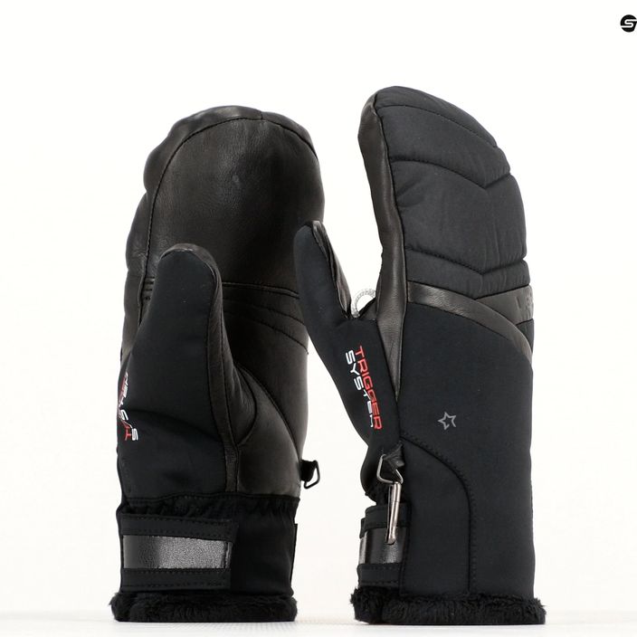 Dámske lyžiarske rukavice LEKI Snowfox 3D Mitt black 10