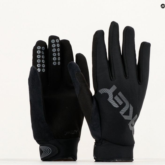 Oakley Seeker Thermal Mtb pánske cyklistické rukavice čierne FOS901325 3