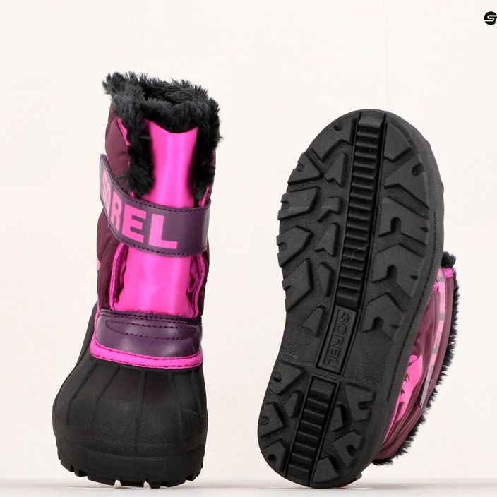 Detské trekové topánky Sorel Snow Commander purple dahlia/groovy pink 14