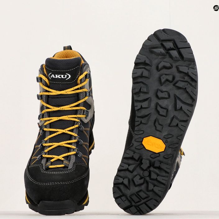 Pánske trekingové topánky AKU Trekker Lite III GTX šedo-žlté 977-491 9