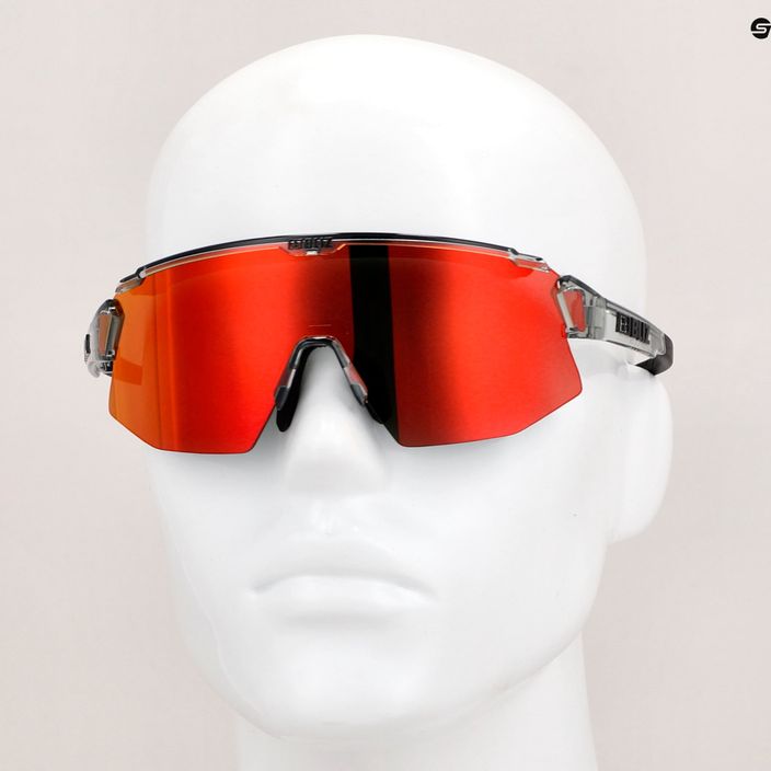 Cyklistické okuliare Bliz Breeze S3+S2 transparentné tmavosivé/hnedočervené multi/oranžové 9