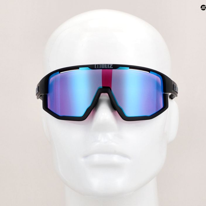 Cyklistické okuliare Bliz Fusion Nano Optics Nordic Light S2 matná čierna/begonia/fialová modrá 12
