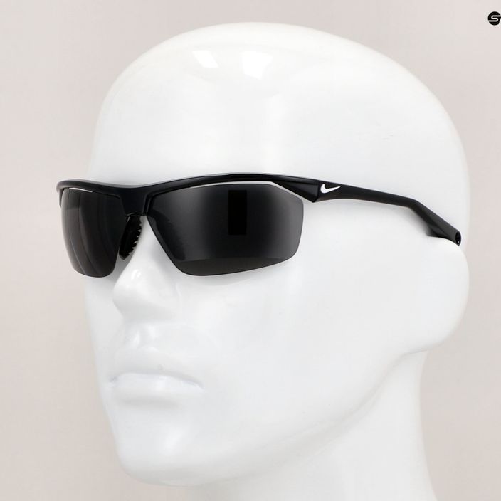 Slnečné okuliare Nike Tailwind 12 čierna/biela/sivé šošovky 8
