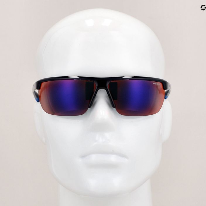 Slnečné okuliare Nike Tempest E obsidiánová/pacifiková modrá/polný odtieň šošoviek 9