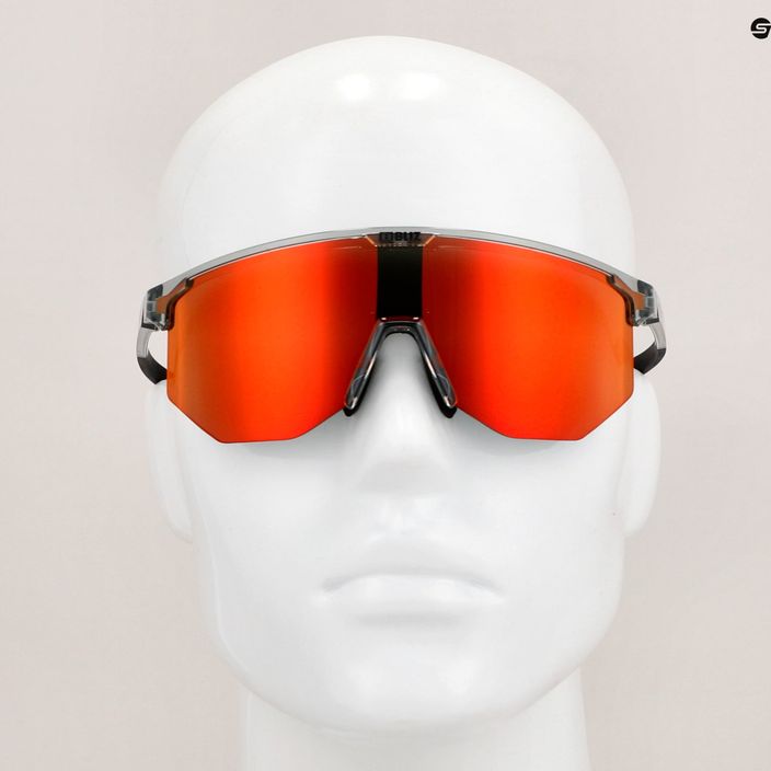 Bliz Hero S3 transparentné tmavosivé/hnedočervené multi bicyklové okuliare 14
