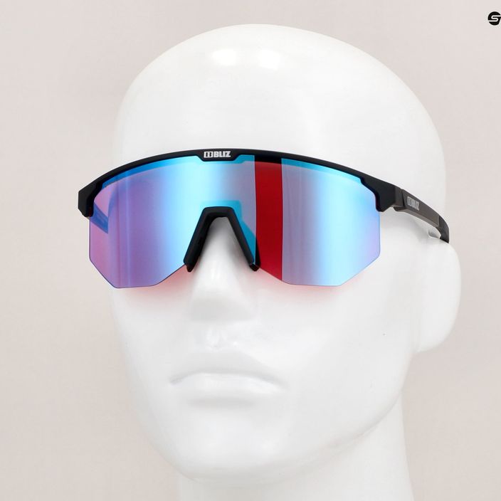Cyklistické okuliare Bliz Hero Nano Optics Nordic Light S2 matná čierna/svetlá begónia/fialová modrá multi 13