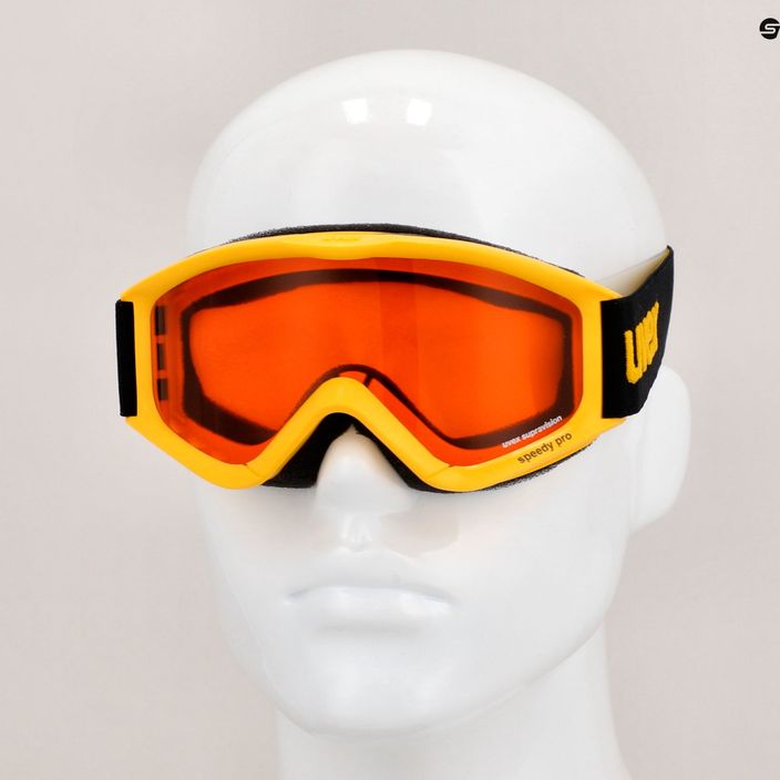 Detské lyžiarske okuliare UVEX Speedy Pro yellow/lasergold 6