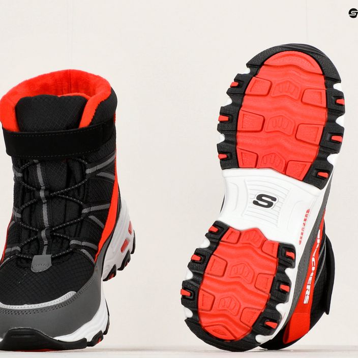 Detské trekové topánky SKECHERS D'Lites black/red 10