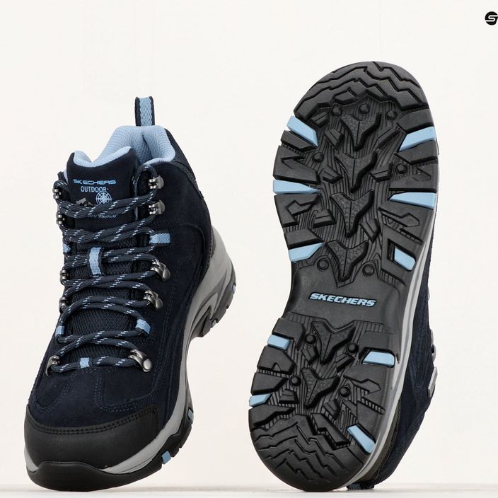 Dámske trekové topánky SKECHERS Trego Alpine Trail navy/gray 14