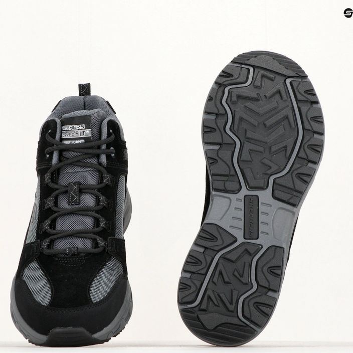 Pánska treková obuv SKECHERS Oak Canyon Ironhide black/charcoal 14