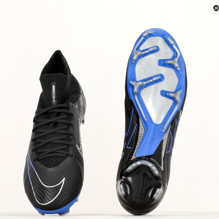 Kopačky Nike Zoom Mercurial Superfly 9 Pro FG black/chrome/hyper royal 8