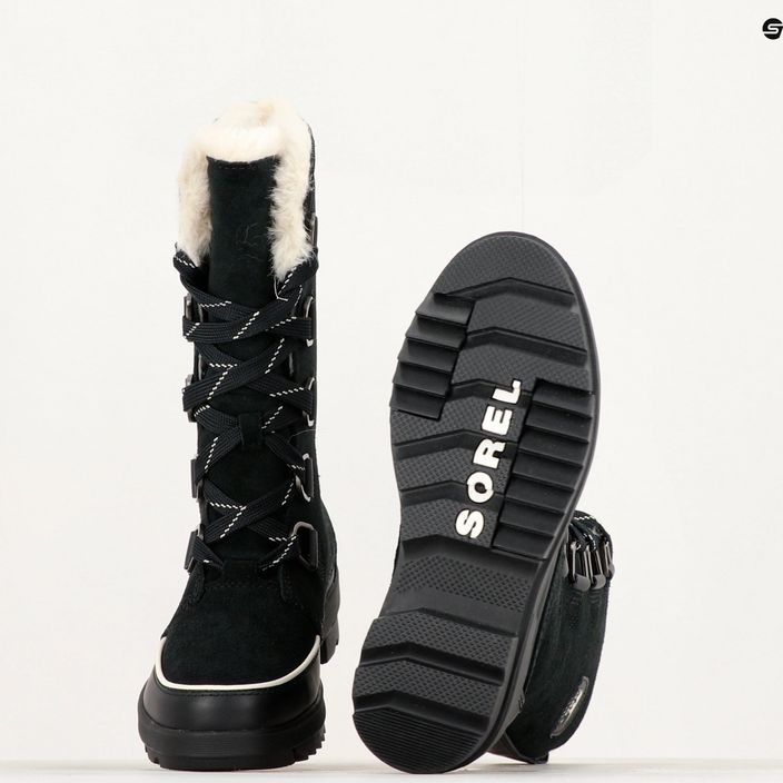 Dámske snehové topánky Sorel Torino II Tall WP black 8