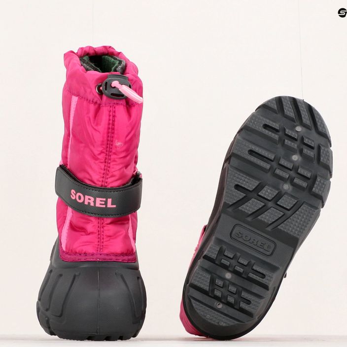 Detské snehové topánky Sorel Flurry Dtv deep blush/tropic pink 15