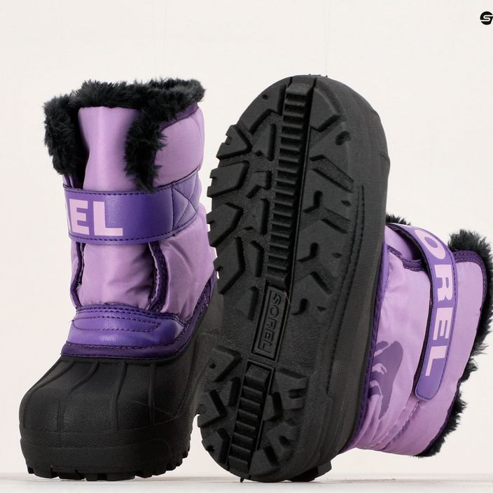 Sorel Snow Commander junior snehové topánky gumdrop/purple violet 15