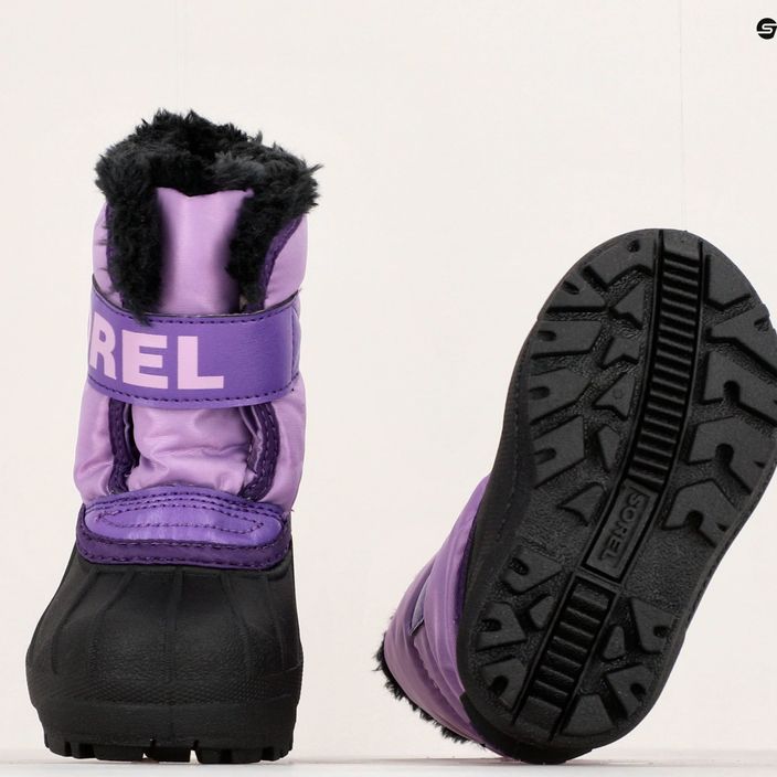 Detské snehové topánky Sorel Snow Commander gumdrop/purple violet 15
