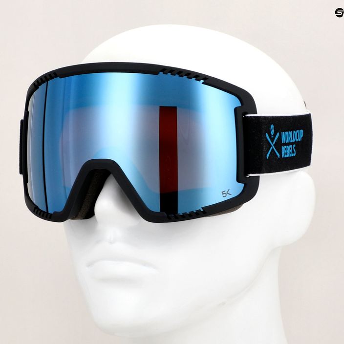Lyžiarske okuliare HEAD Contex Pro 5K blue/wcr 5