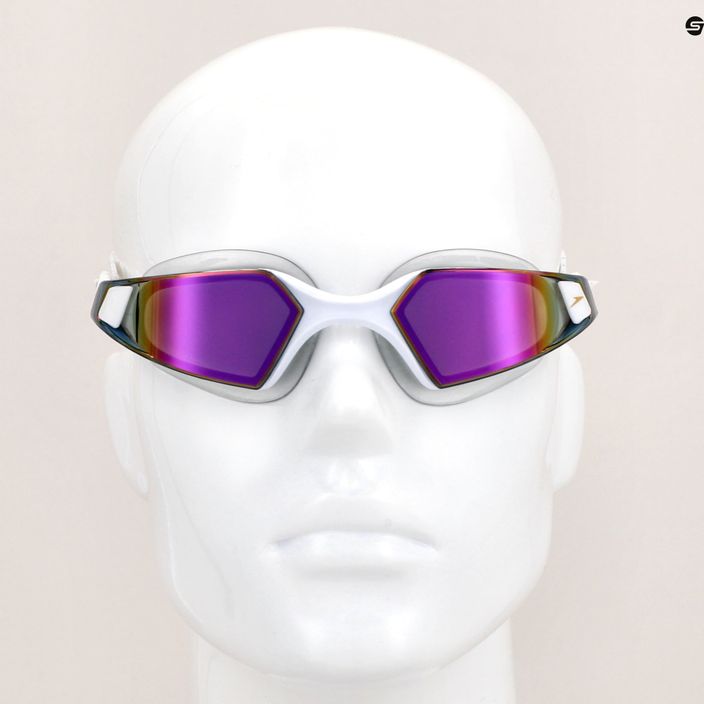 Plavecké okuliare Speedo Aquapulse Pro Mirror white/purple 5