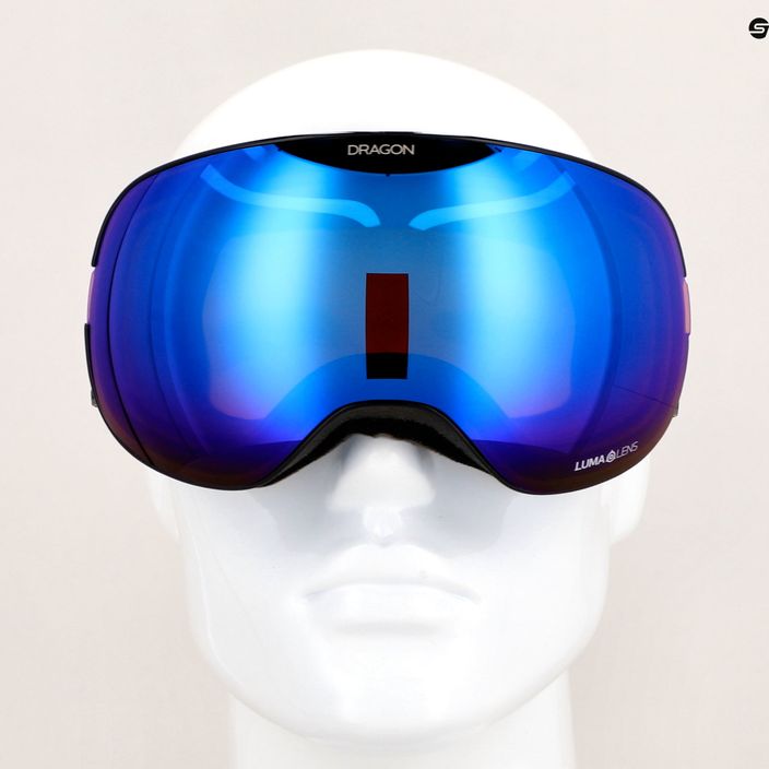 Lyžiarske okuliare DRAGON X2 icon blue/lumalens blue ion/amber 11